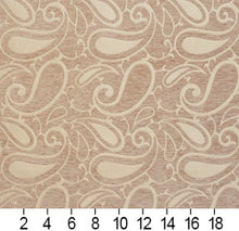 Load image into Gallery viewer, Essentials Chenille Light Brown Cream Paisley Upholstery Fabric