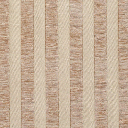 Essentials Chenille Light Brown Cream Stripe Upholstery Fabric