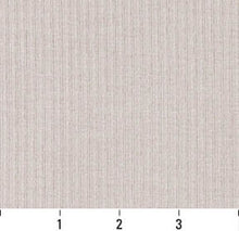 Load image into Gallery viewer, Essentials Velvet Upholstery Drapery Fabric Light Gray / Ivory Stripe