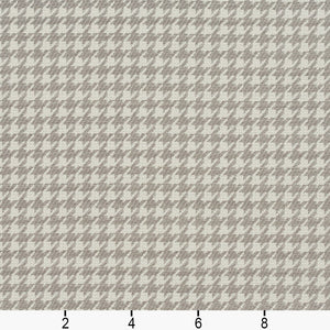 Essentials Upholstery Houndstooth Fabric Light Grey White / CB700-31