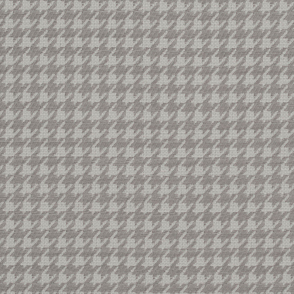 Essentials Upholstery Houndstooth Fabric Light Grey White / CB700-31