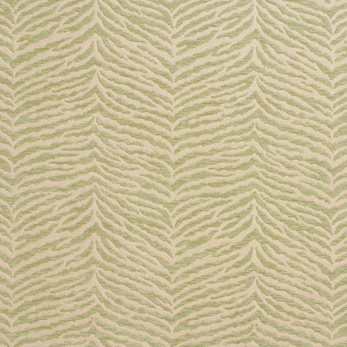 Essentials Chenille Light Olive Cream Animal Pattern Zebra Tiger Upholstery Fabric