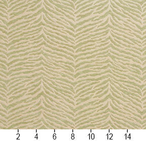 Essentials Chenille Light Olive Cream Animal Pattern Zebra Tiger Upholstery Fabric