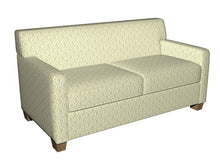 Load image into Gallery viewer, Essentials Chenille Light Olive Cream Oval Trellis Upholstery Fabric