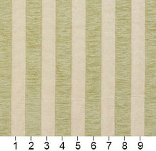 Load image into Gallery viewer, Essentials Chenille Light Olive Cream Stripe Upholstery Fabric