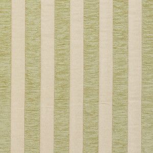 Essentials Chenille Light Olive Cream Stripe Upholstery Fabric