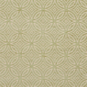Essentials Chenille Light Olive Cream Geometric Medallion Upholstery Fabric