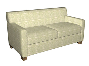 Essentials Chenille Light Olive Cream Paisley Upholstery Fabric