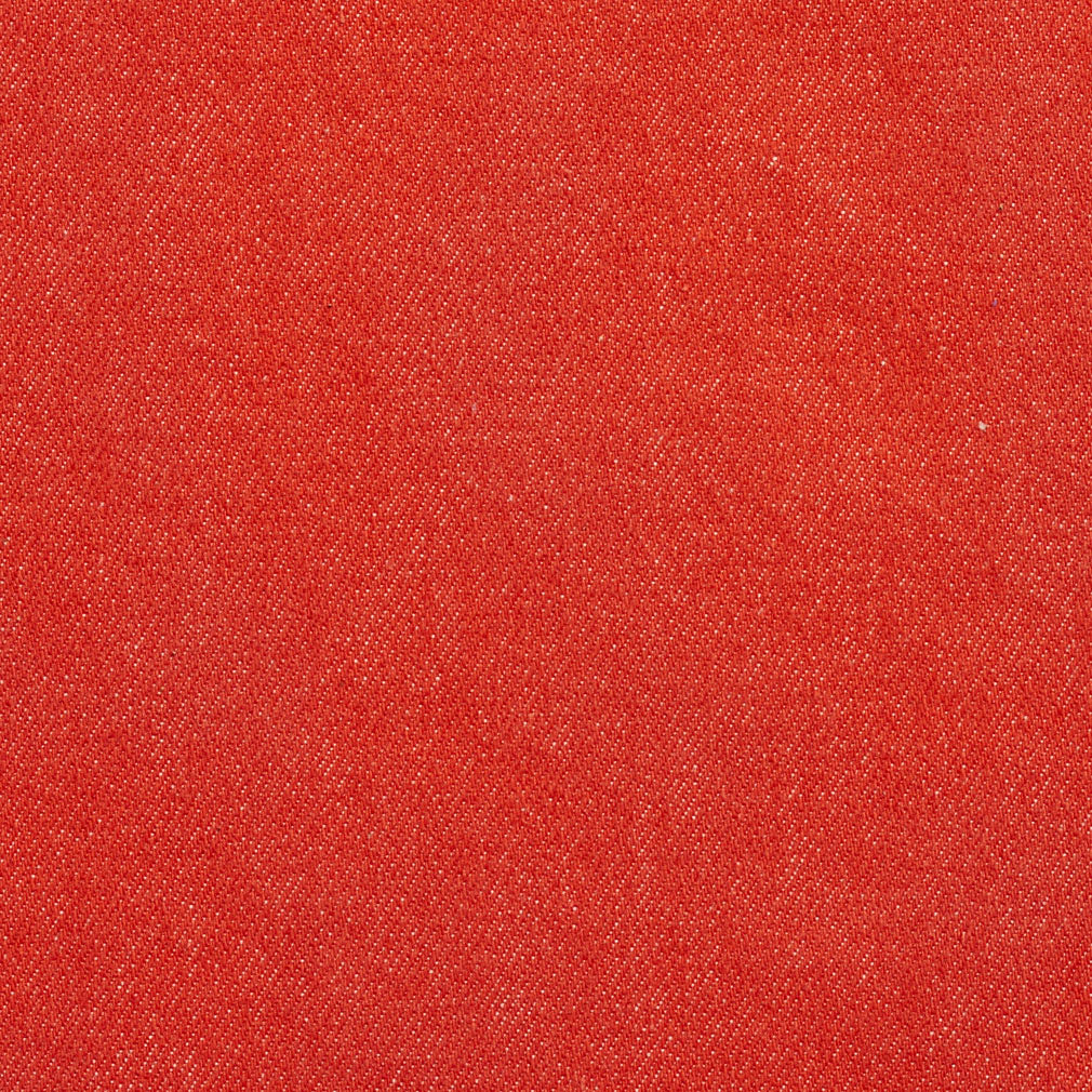 Essentials Denim Upholstery Fabric Light Red / Mandarin