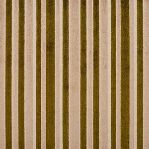 Essentials Cut Velvet Lime Beige Ivory Stripe Upholstery Drapery Fabric