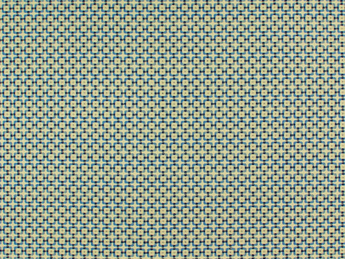 Water & Stain Resistant Off White Navy Light Blue Geometric Upholstery Fabric