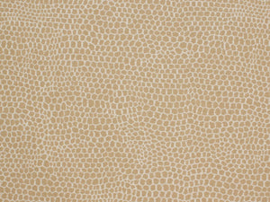 2 Yds Min Beige Ivory Reptile Python Animal Pattern Upholstery Fabric