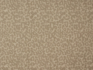 2 Yds Min Beige Taupe Cheetah Leopard Animal Pattern Upholstery Fabric