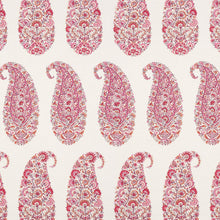 Load image into Gallery viewer, SCHUMACHER SHIRALA PAISLEY FABRIC / MAGENTA