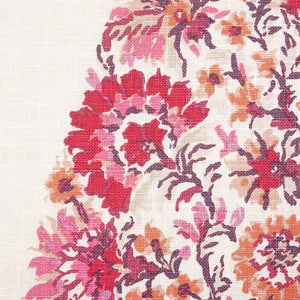 SCHUMACHER SHIRALA PAISLEY FABRIC / MAGENTA