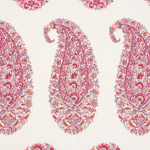 Load image into Gallery viewer, SCHUMACHER SHIRALA PAISLEY FABRIC / MAGENTA