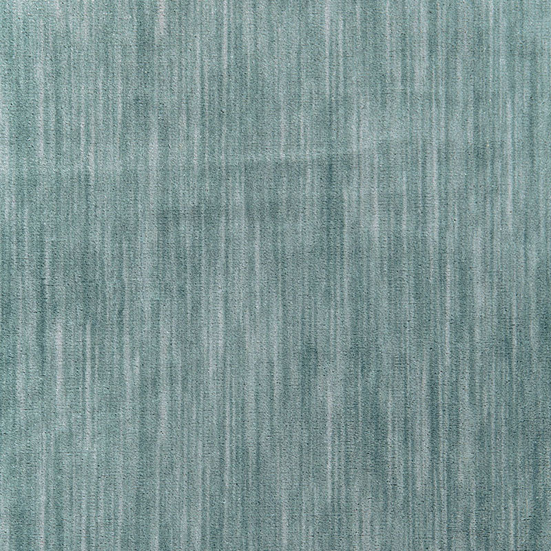SCHUMACHER MAHARAJAH SILK VELVET FABRIC / SKY