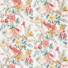Load image into Gallery viewer, SCHUMACHER MAJESTIC GARDEN FABRIC / ROSE &amp; CELADON