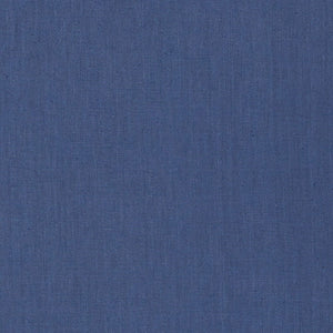 SCHUMACHER LANGE GLAZED LINEN  FABRIC / MARINE