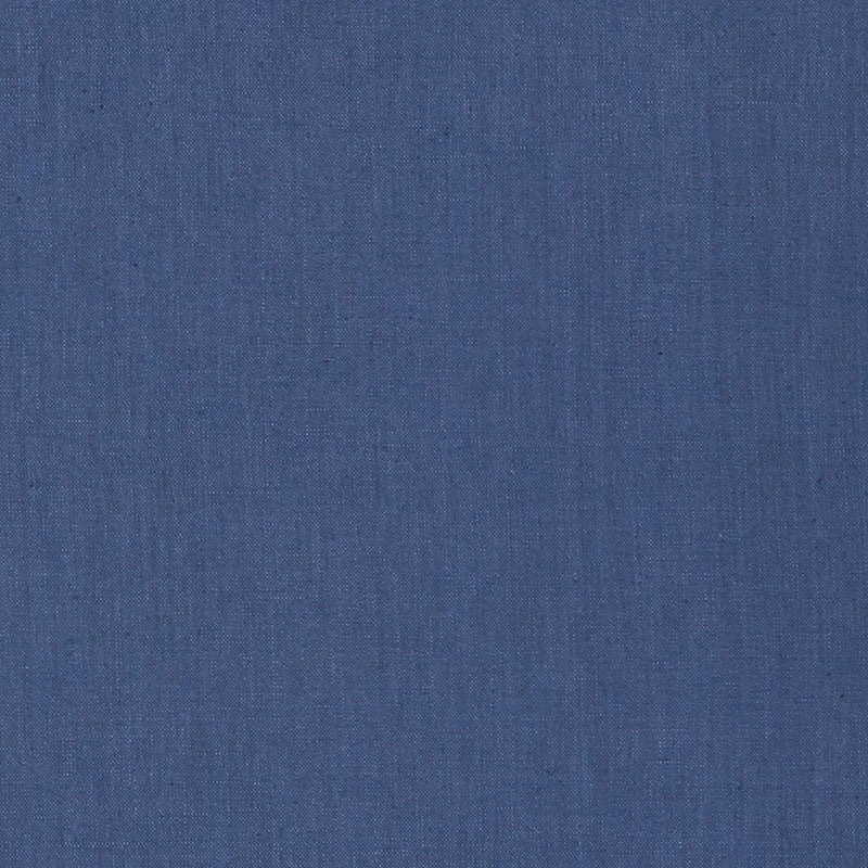 SCHUMACHER LANGE GLAZED LINEN  FABRIC / MARINE