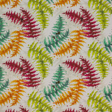 Load image into Gallery viewer, 3 Colors Fern Leaf Drapery Fabric Teal Green Pink / RMIL14