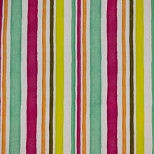 Load image into Gallery viewer, 3 Colors Stripe Drapery Fabric Green Hot Pink Teal / RMIL14