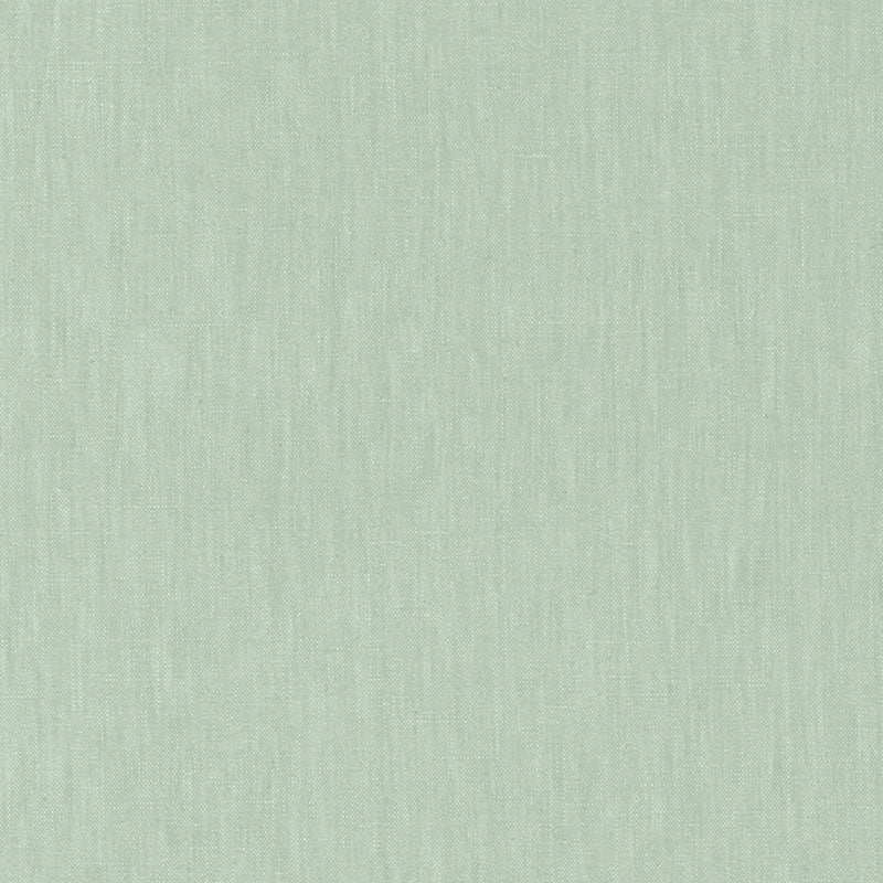 SCHUMACHER LANGE GLAZED LINEN FABRIC / MENTHE
