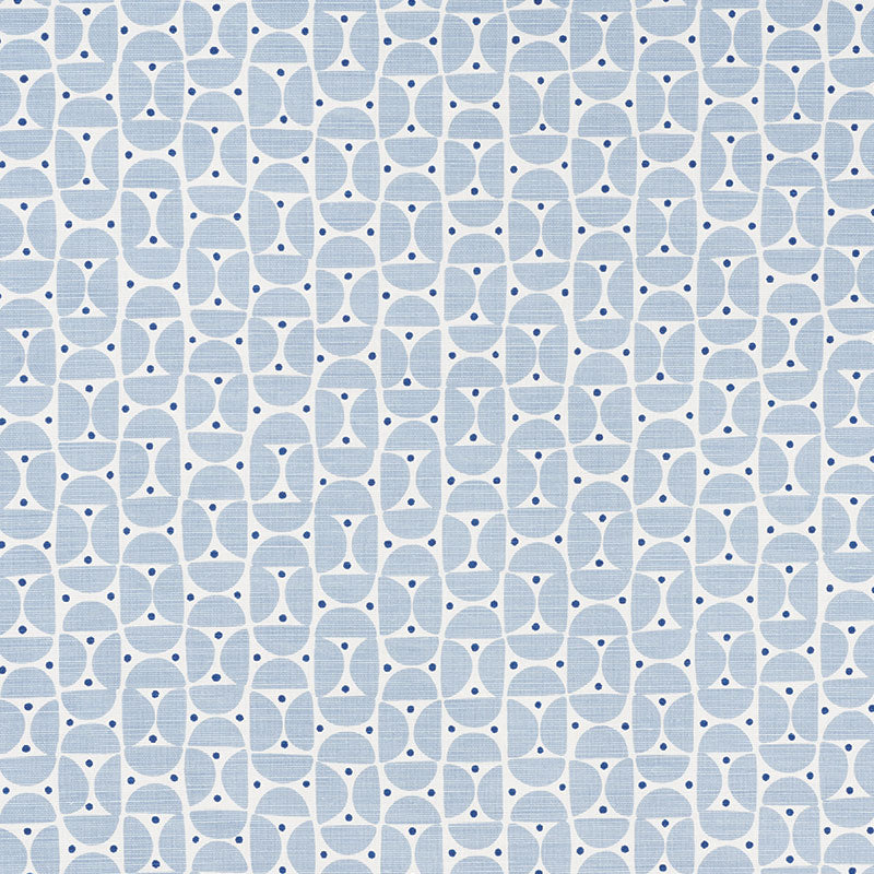 SCHUMACHER MEZZA LUNA FABRIC / SKY