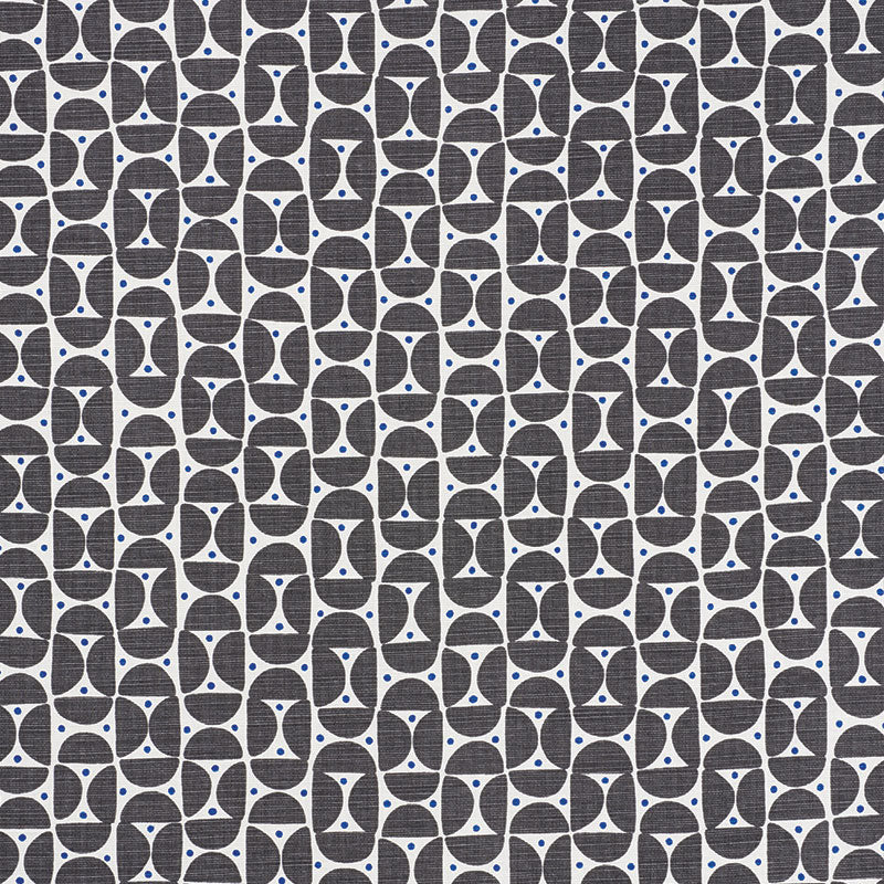 SCHUMACHER MEZZA LUNA FABRIC / BLACK