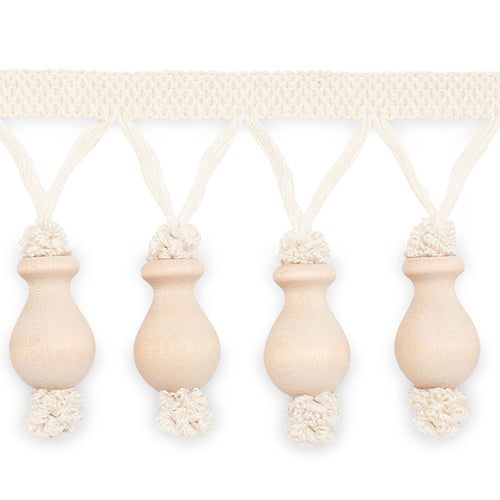 Schumacher Antibes Molded Fringe Trim MF4002-1 / Natural