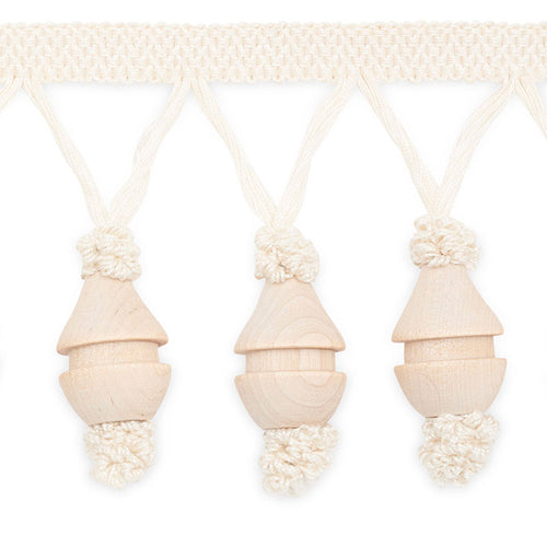 Schumacher Roger Molded Fringe Trim MF4003-1 / Natural