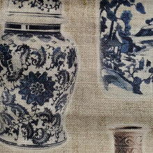 Load image into Gallery viewer, Asian Chinese Vase Drapery Upholstery Fabric / Ming RMIL16