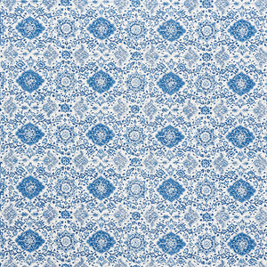 SCHUMACHER MONTECITO FLORAL FABRIC / INDIGO