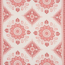 Load image into Gallery viewer, SCHUMACHER MONTECITO MEDALLION FABRIC / FADED RED