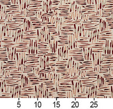 Load image into Gallery viewer, Essentials Maroon Mauve Coral Gray Ivory Abstract Upholstery Fabric / Wine Tally