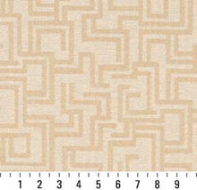 Load image into Gallery viewer, Essentials Indoor Outdoor Upholstery Drapery Maze Fabric Beige / Sand Geometric