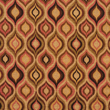 Load image into Gallery viewer, Essentials Medallion Upholstery Fabric Brown Pink Beige / Tiki Lantern