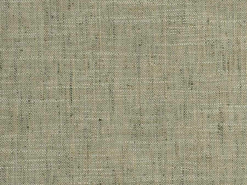 Beige Sage Green MCM Mid Century Modern Tweed Herringbone Upholstery Drapery Fabric