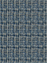 Load image into Gallery viewer, 2 Colorways Abstract Upholstery Fabric Navy Blue Black Green