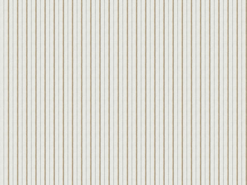 Cotton Off White Taupe Ticking Stripe Upholstery Drapery Fabric