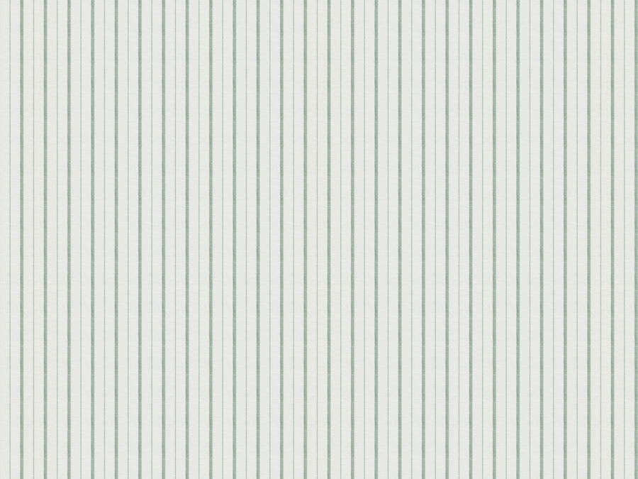 Cotton Cream Seafoam Green Ticking Stripe Upholstery Drapery Fabric