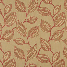 Load image into Gallery viewer, Essentials Cityscapes Mustard Sienna Botanical Leaf Pattern Upholstery Fabric