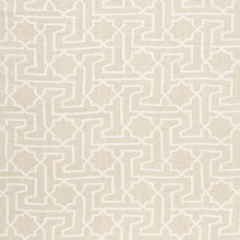 Load image into Gallery viewer, SCHUMACHER ARABESQUE MAZE SHEER FABRIC / NATURAL