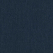 Load image into Gallery viewer, SCHUMACHER LANGE GLAZED LINEN FABRIC / NAVY