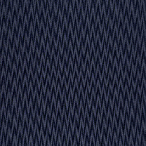 SCHUMACHER PALOMA HERRINGBONE FABRIC / NAVY