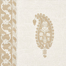 Load image into Gallery viewer, SCHUMACHER OJAI PAISLEY FABRIC / NEUTRAL