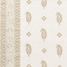 Load image into Gallery viewer, SCHUMACHER OJAI PAISLEY FABRIC / NEUTRAL