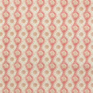 Brunschwig & Fils Nadari Print Fabric / Red/Beige