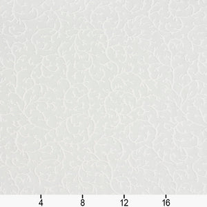 Essentials Upholstery Drapery Botanical Fabric / White