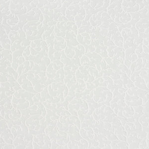 Essentials Upholstery Drapery Botanical Fabric / White